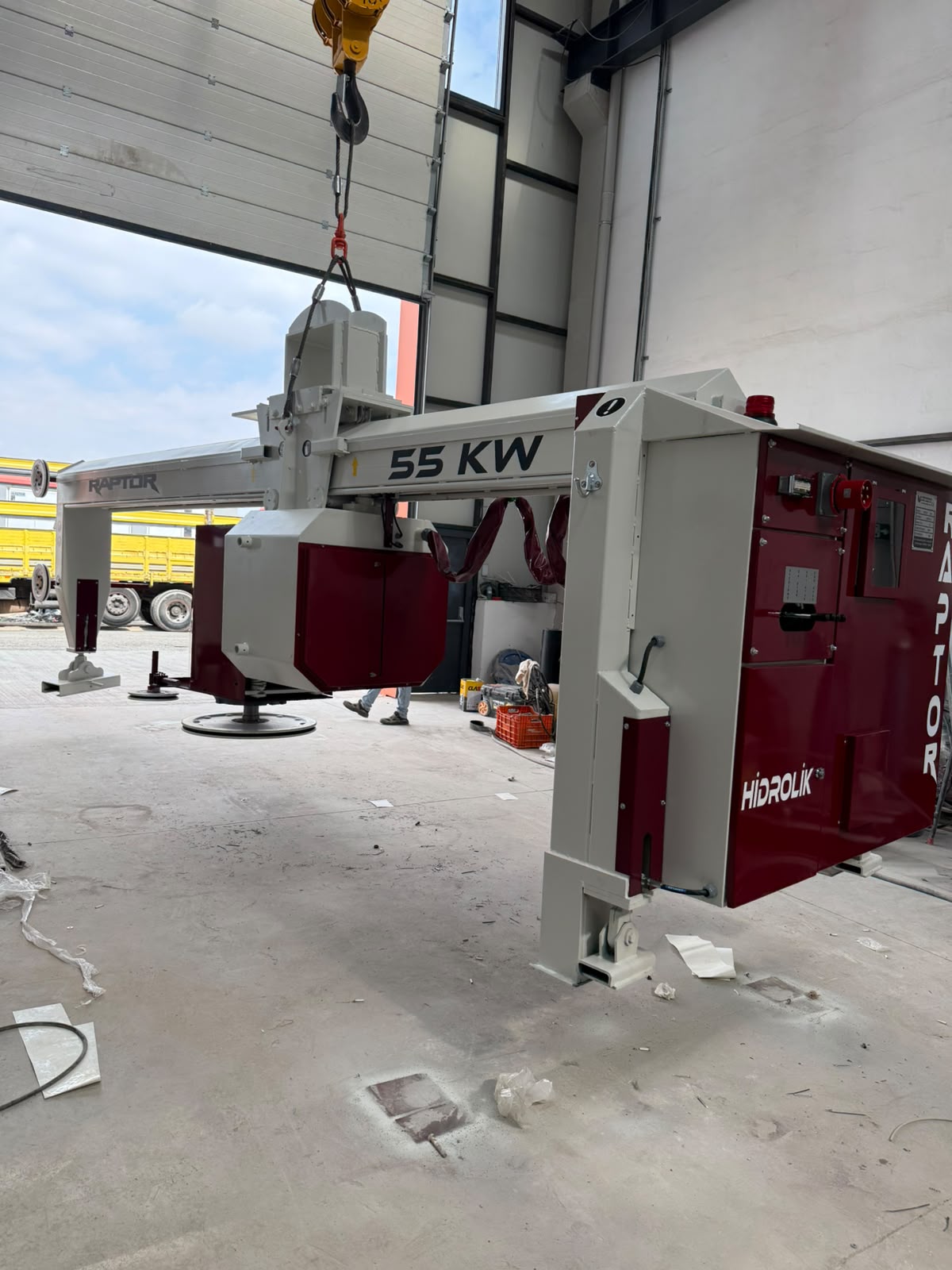 Köprülü 55 kw Tel Kesme Makinası